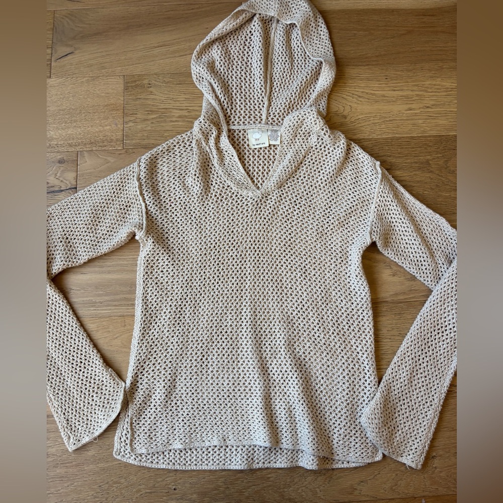 Next Era fishnet knit sweater